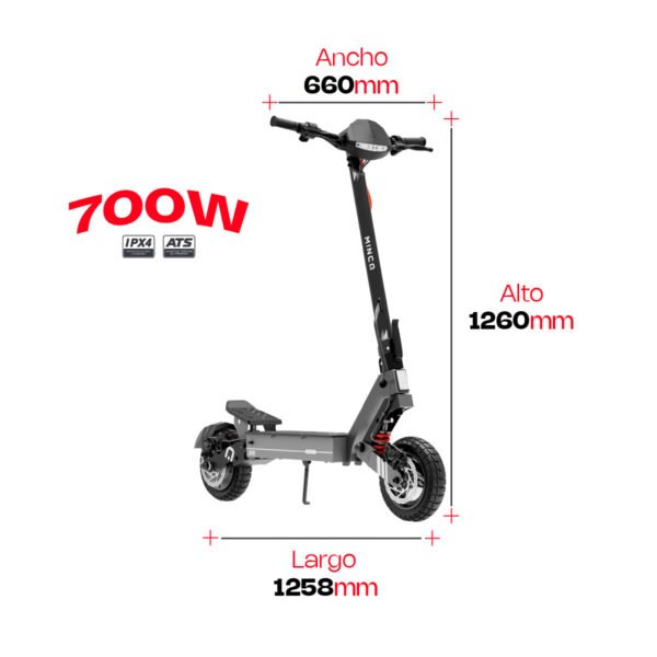 Scooter Eléctrico MINCA‎ ATS Nova 700W